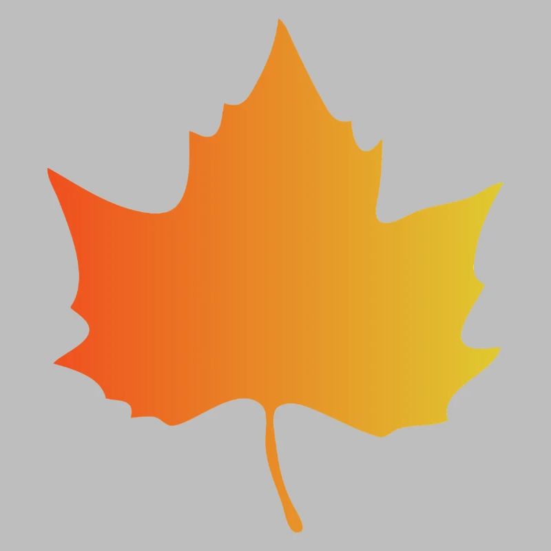 Autumn Gradient Maple Leaf