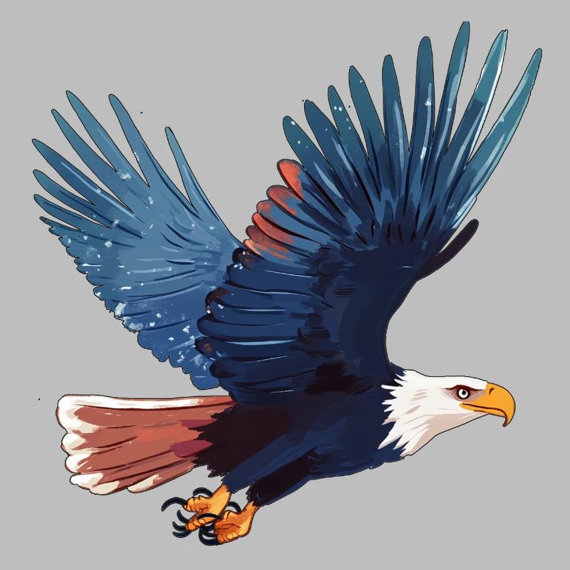 White-tailed eagle in flight