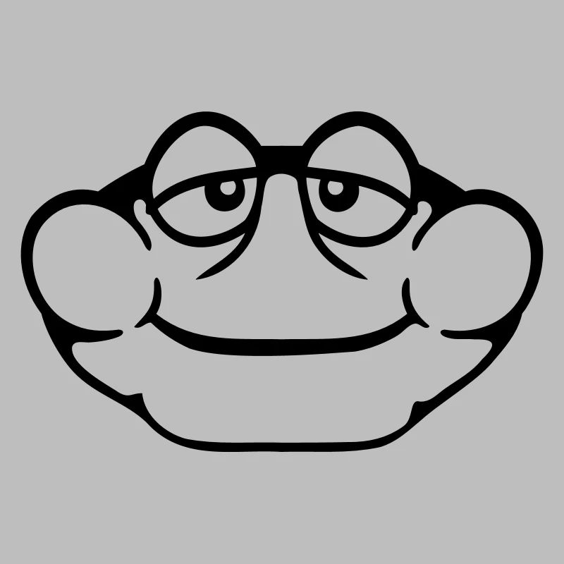 Frog Toad Smiles Funny Comic Happy Cool