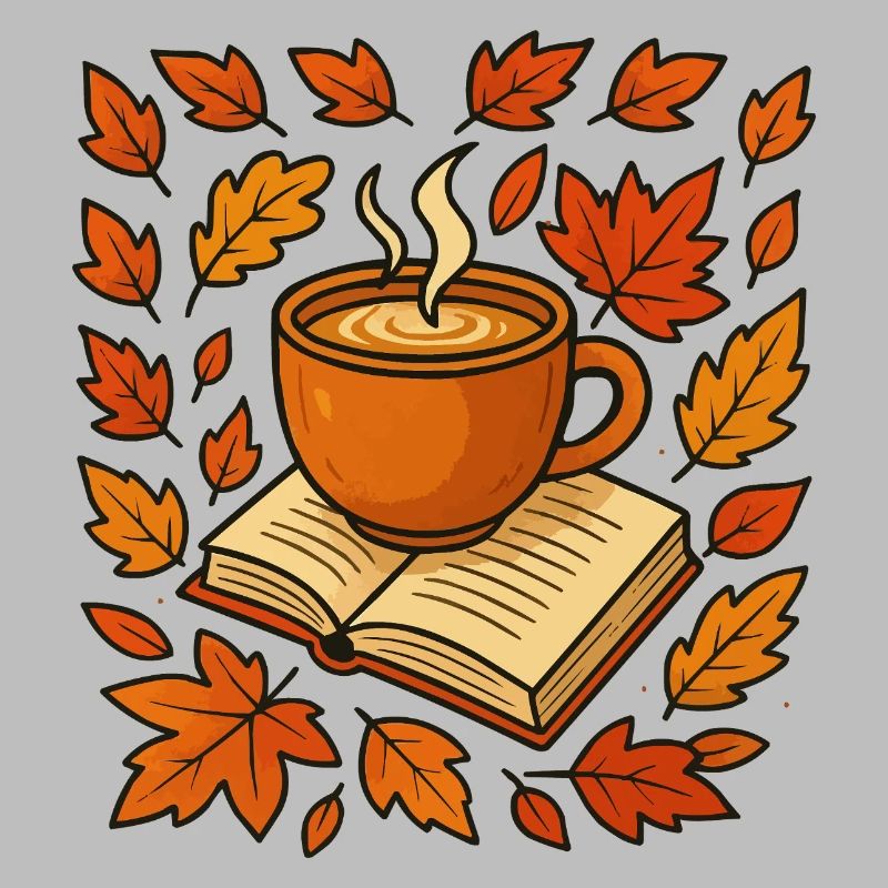 Herbstlese: Kaffee & Buch