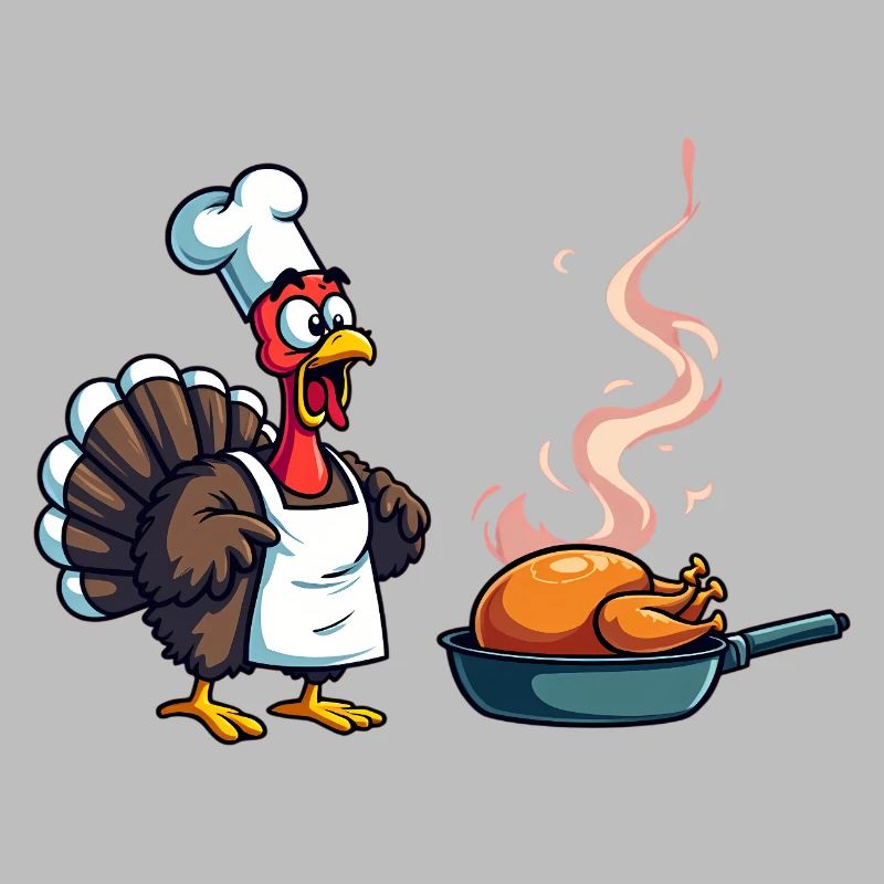 Cuisinier de dinde de Thanksgiving