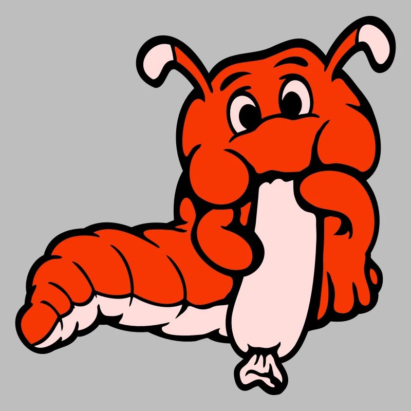 Chenille ver Happy Eats Saucisse Saucisse Hot-dog
