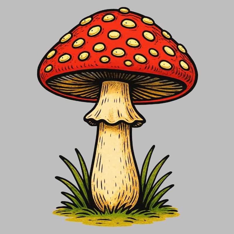 Red Toadstool Retro