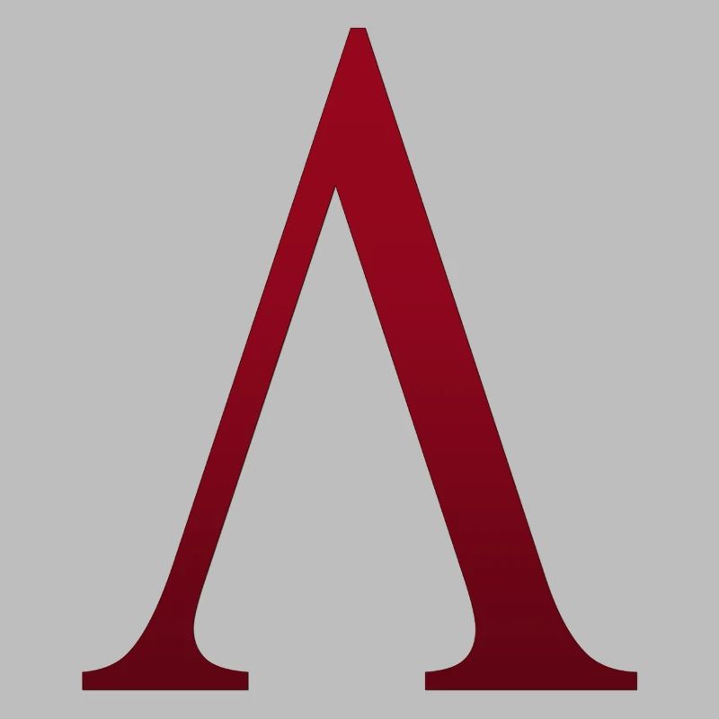 Red Λ Monogram Powerful