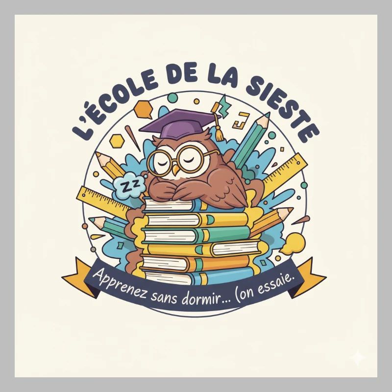 Schule der Eule Nickerchen Schüler