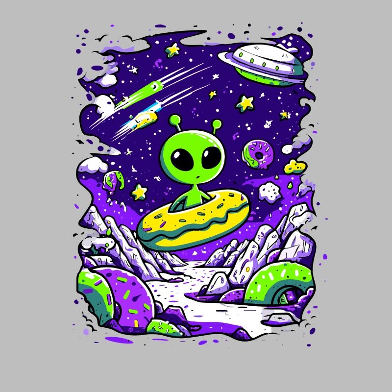 Beignet extraterrestre dans l’espace