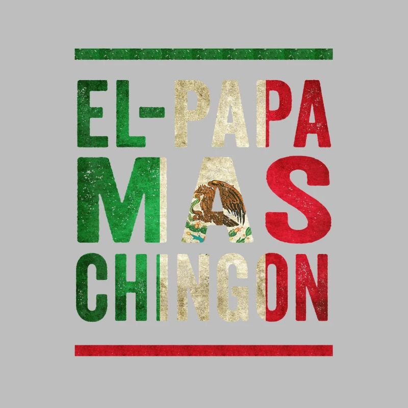 Mexikanisches Vintage Vater Spruch Design