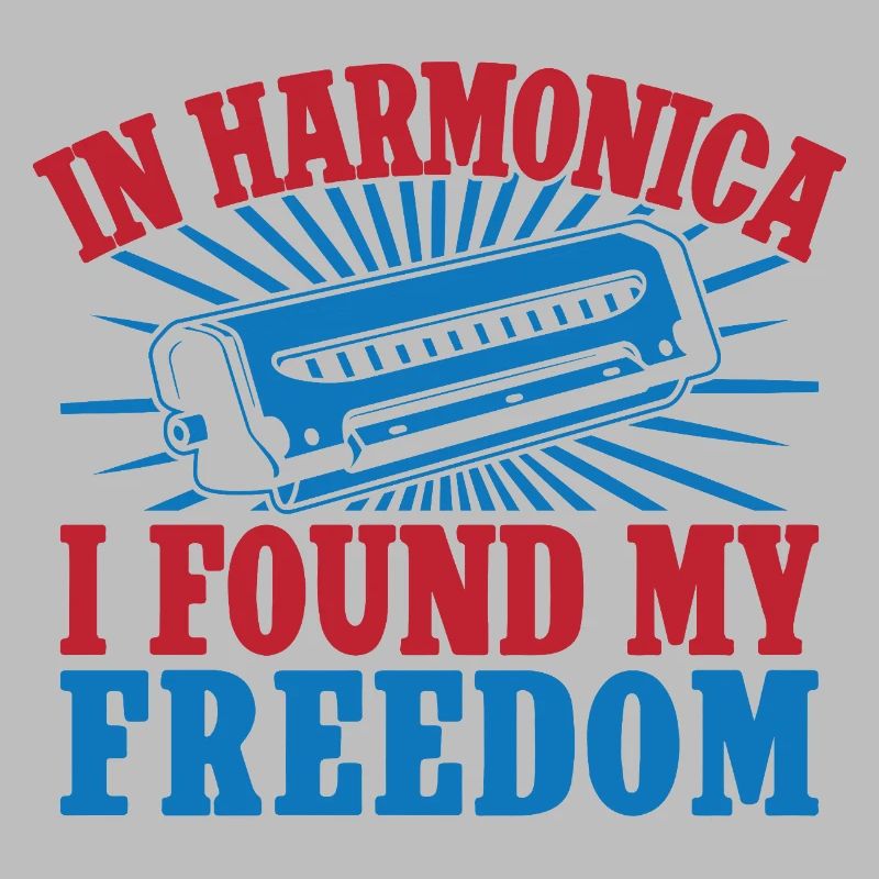 Harmonica drôle qui a trouvé mon harmonica de liberté