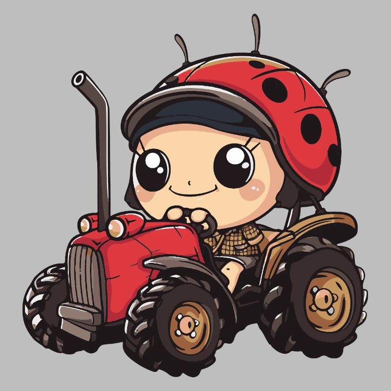 Fermier de tracteurs Ladybug