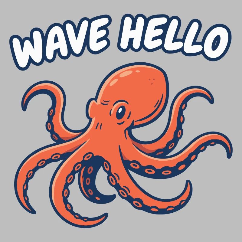 Wave Hello Squid