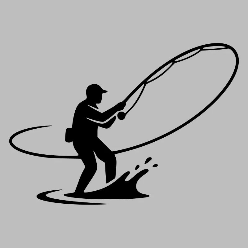 Dynamic Angler Casting Rod Vector