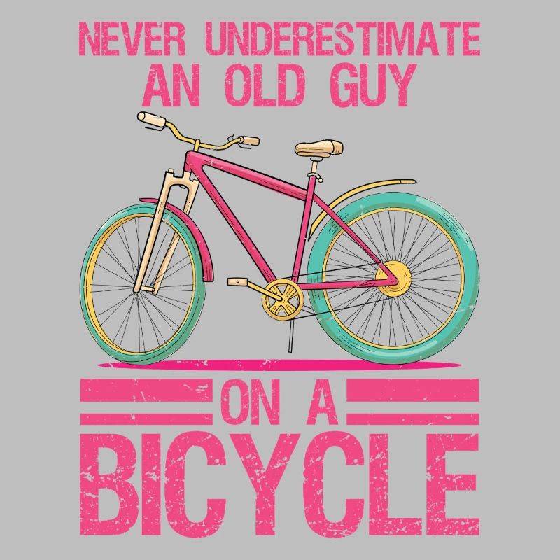 Never Underestimate an Old Guy On A Bicycle 