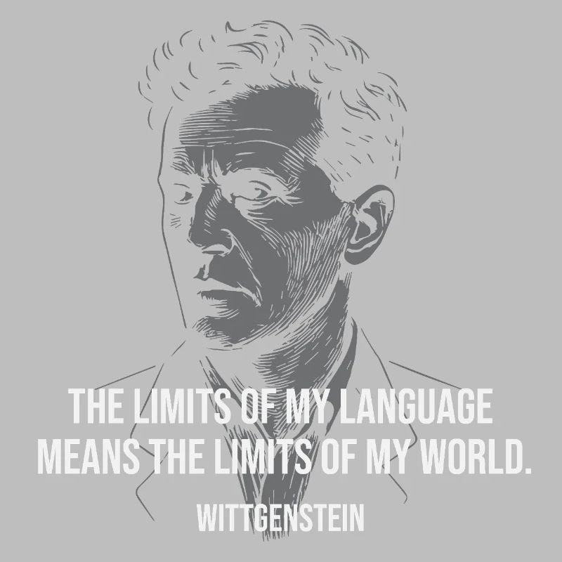 Wittgenstein-Zitat: Language Limits Design