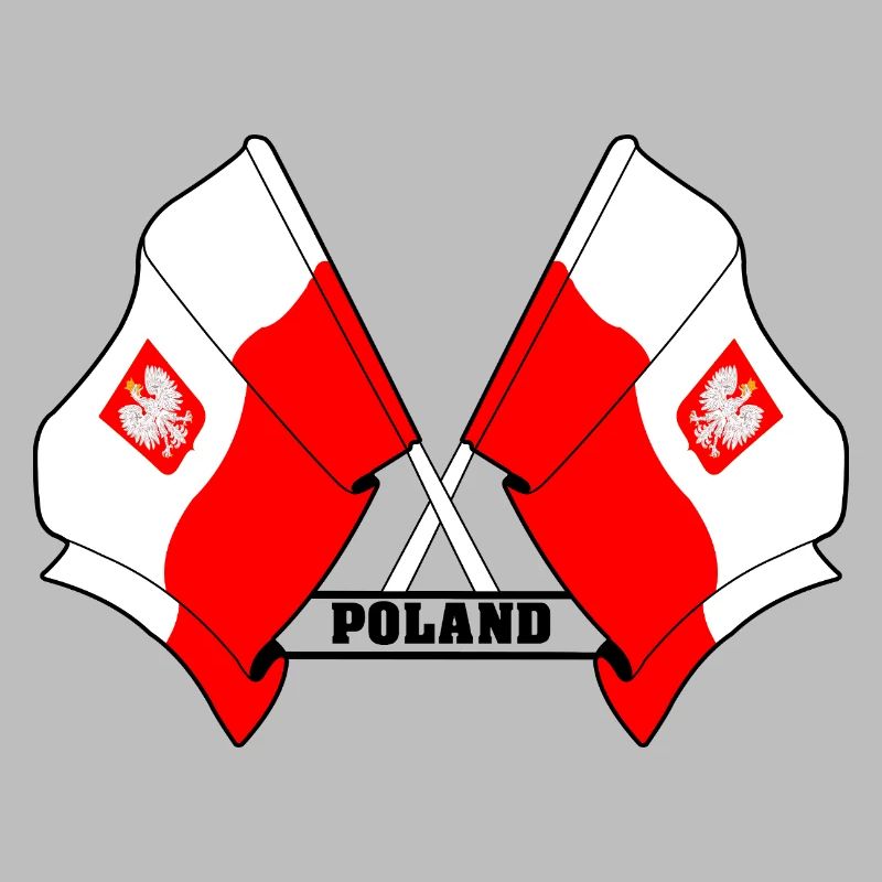 Les drapeaux de la Pologne