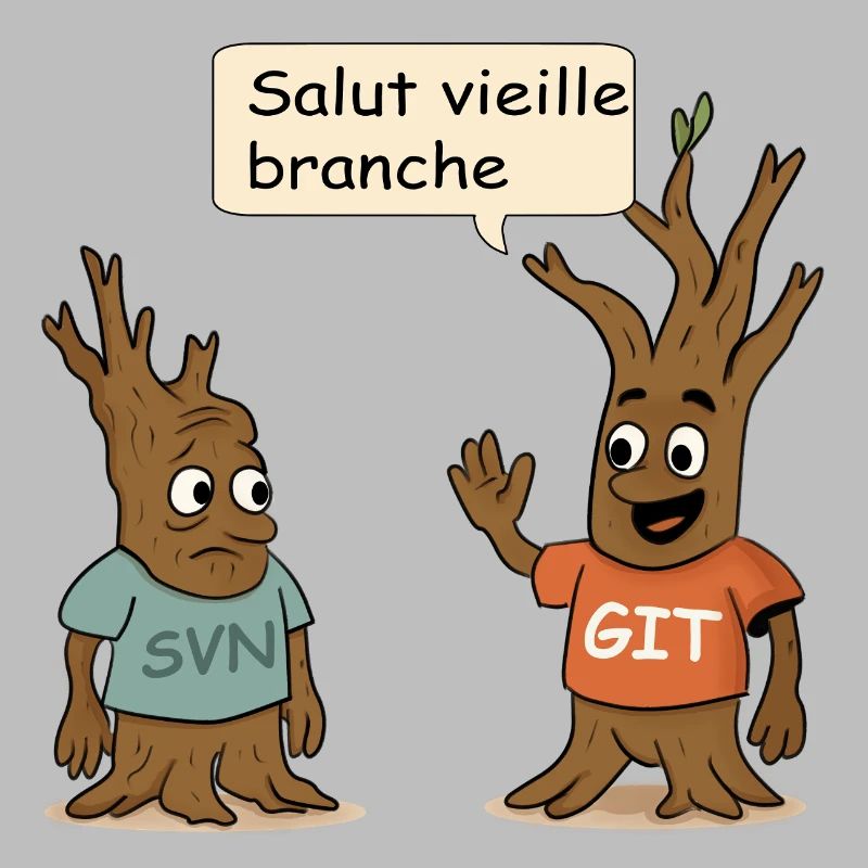 SVN Git developer humor t-shirt