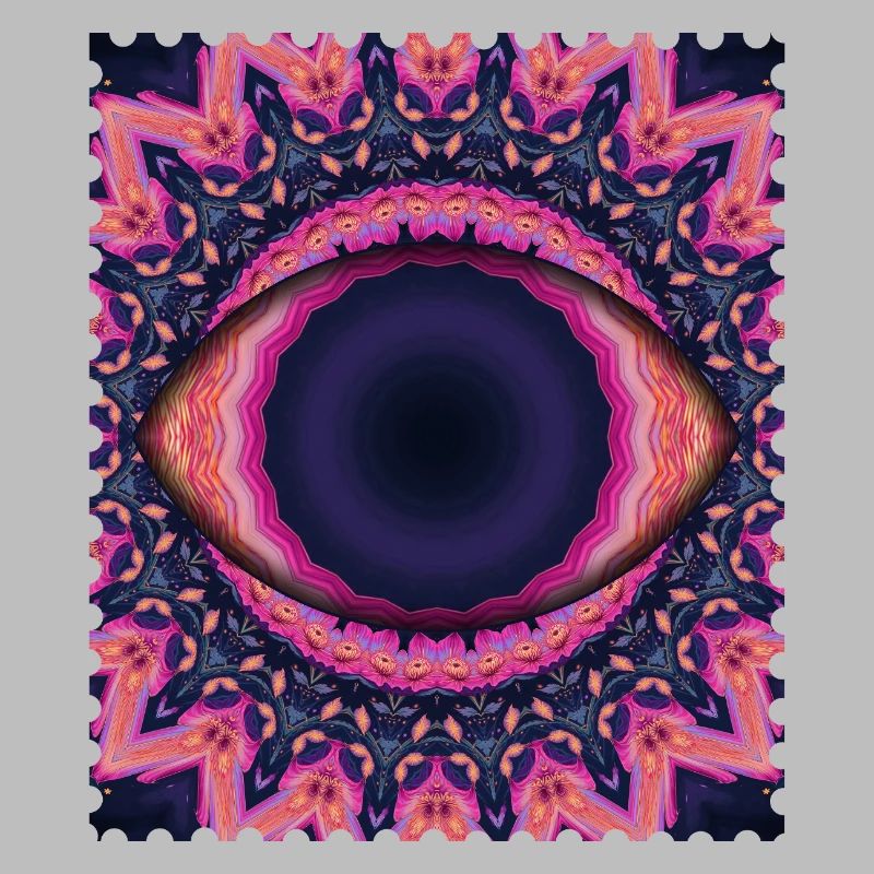 Psychedelic Eye Mandala