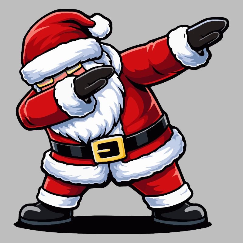 Das Weihnachtsmann-Maskottchen