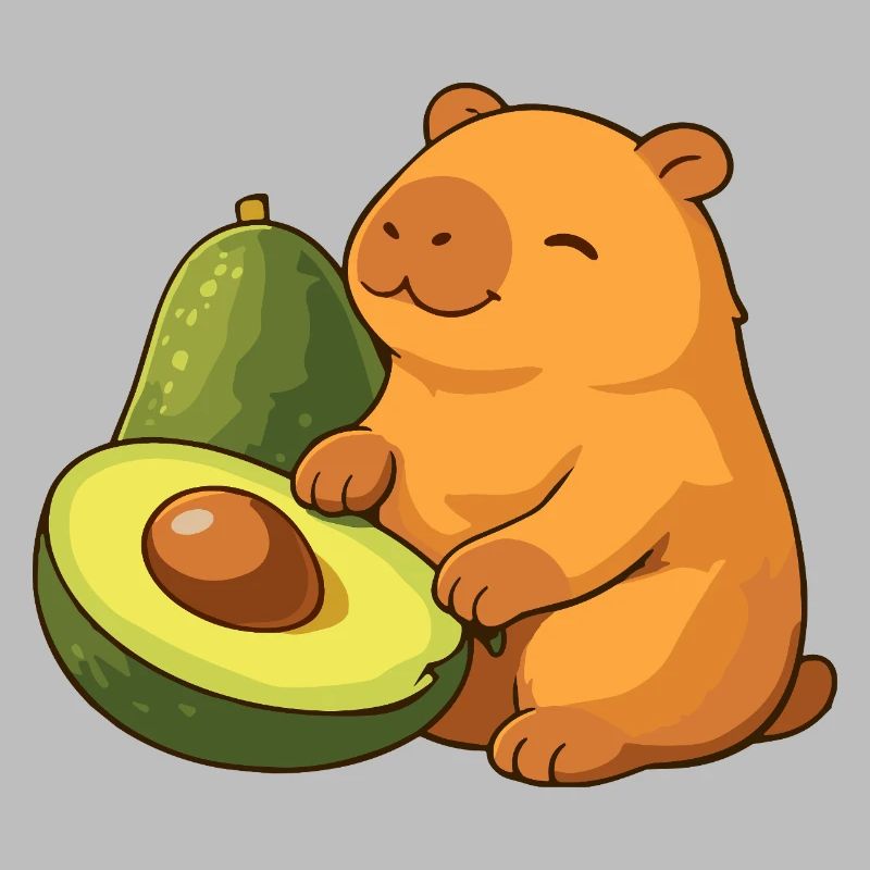Capybara avec avocat