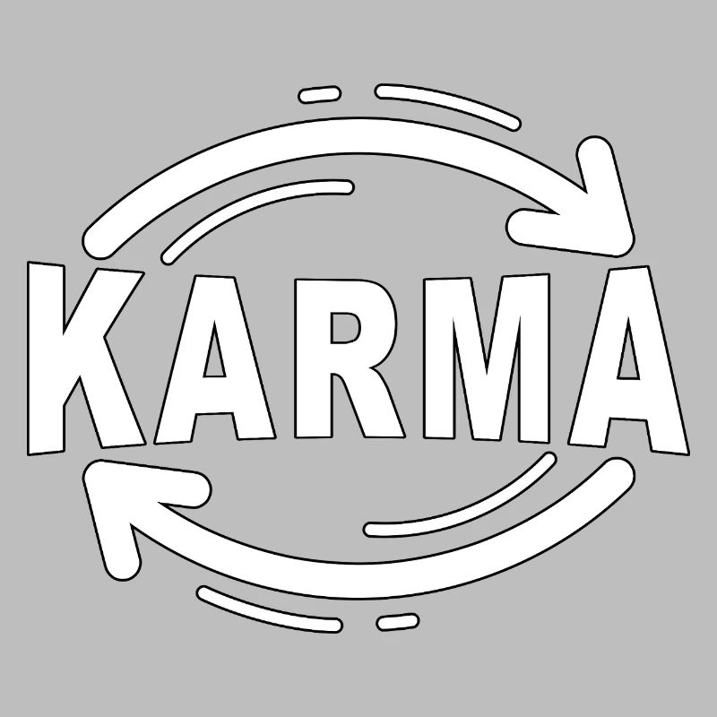 Karma - Minimalistisches Statement Design