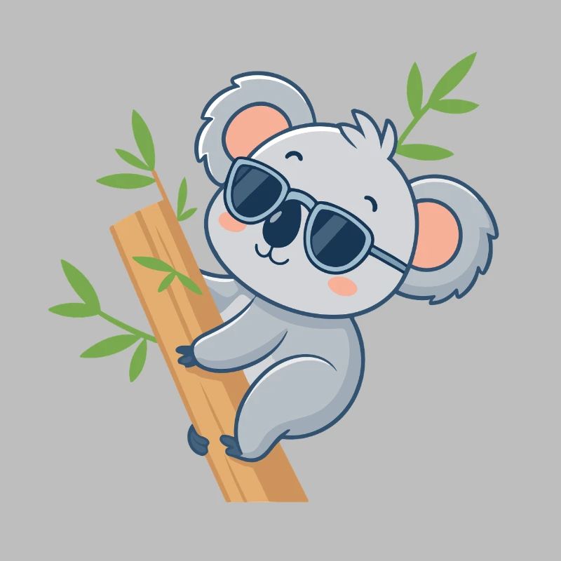 Koala sur Bambou Décontracté