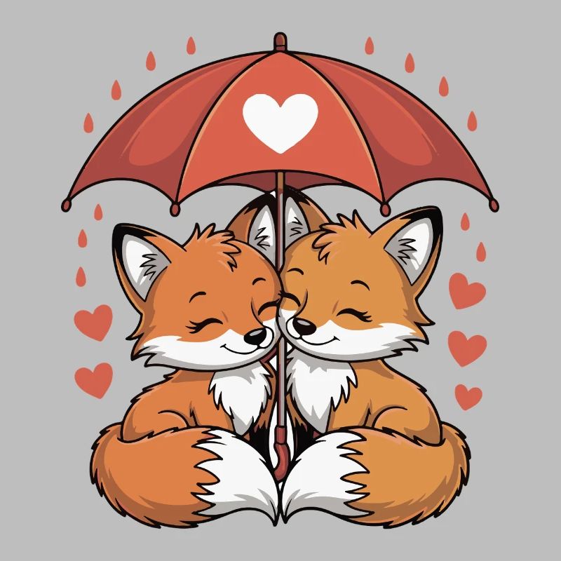 Amour du couple de comics Fox