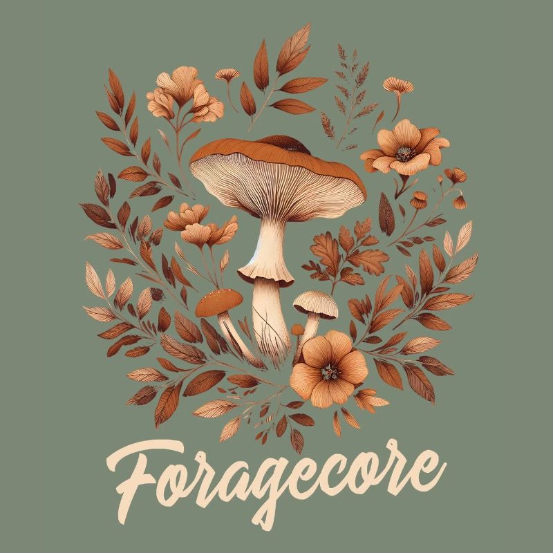 Esthétique des objets de collection | Automne de la forêt de champignons