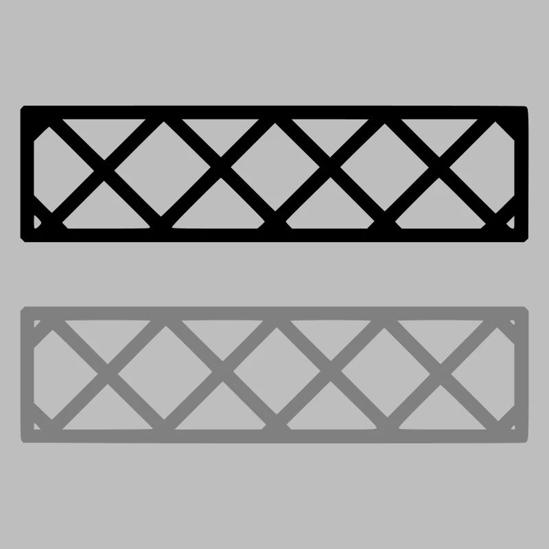 Fence Grid Pattern Frame