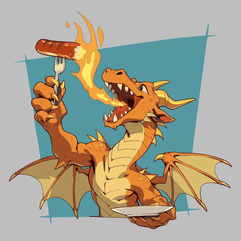 Dragon BBQ au souffle de feu