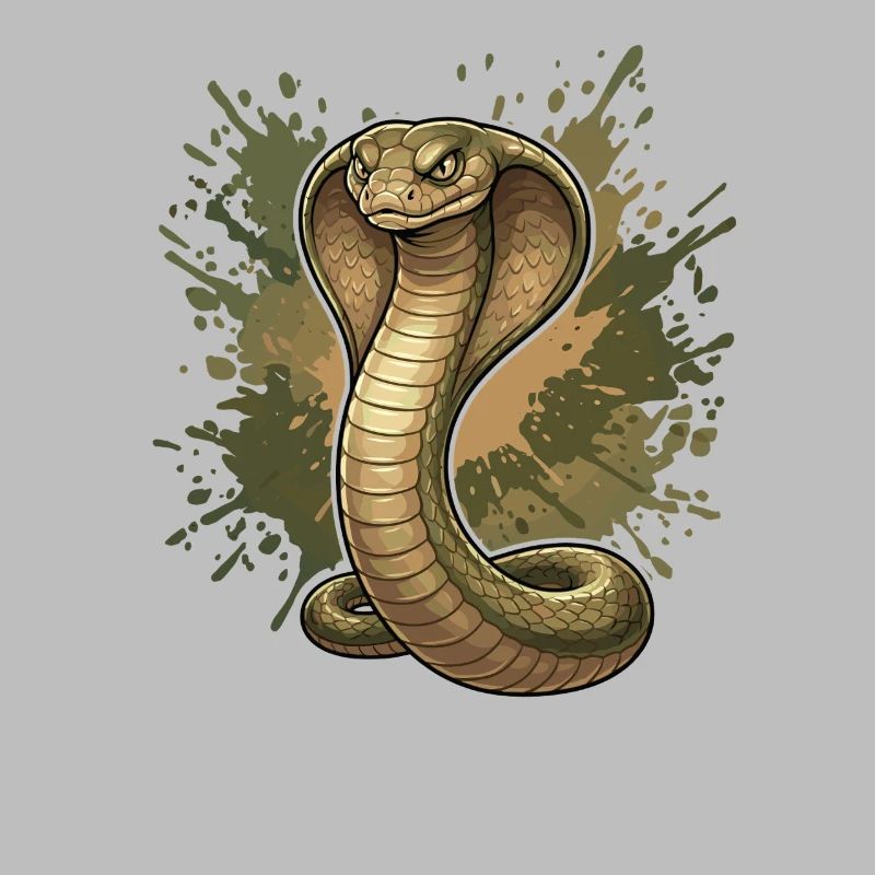 Cobra en look éclaboussé