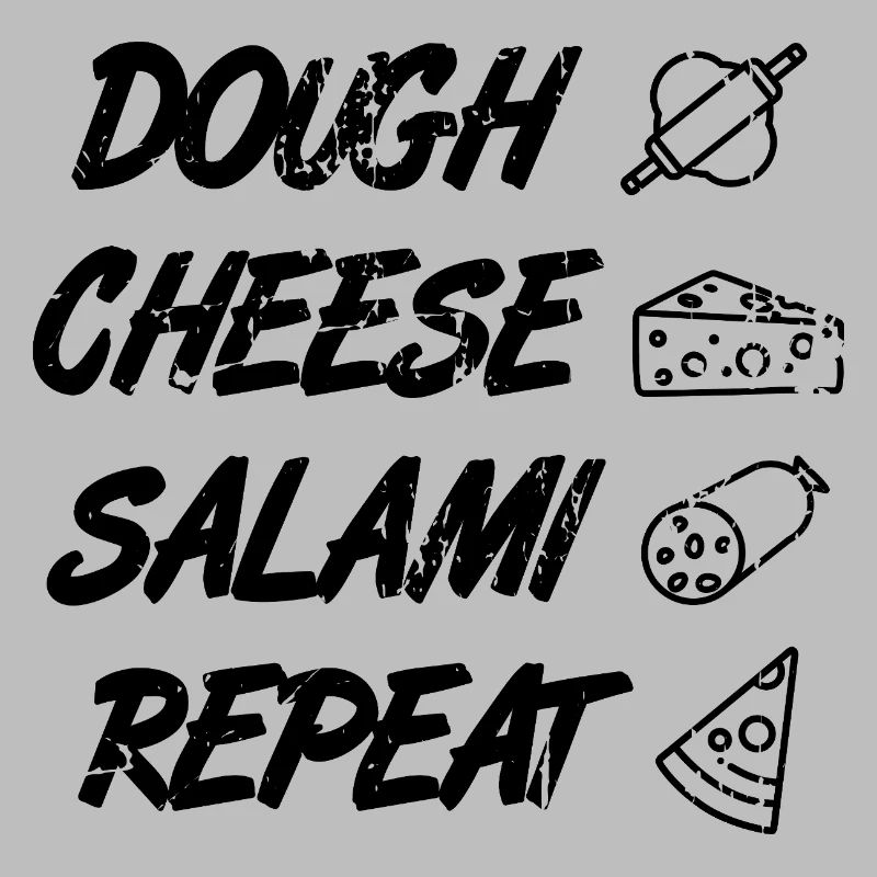 Pâte fromage Salami Répéter