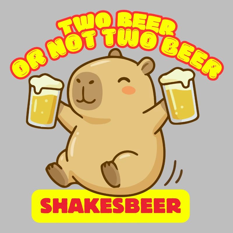 Zwei Bier oder nicht zwei Bier – Shakesbeer – Capybara