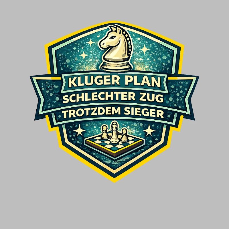 Schachheld Badge: Kluger Plan Sieger