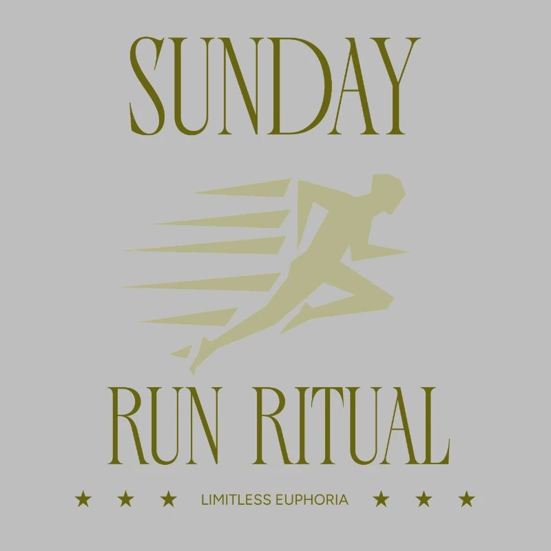 Coureur - Rituel de la course du dimanche