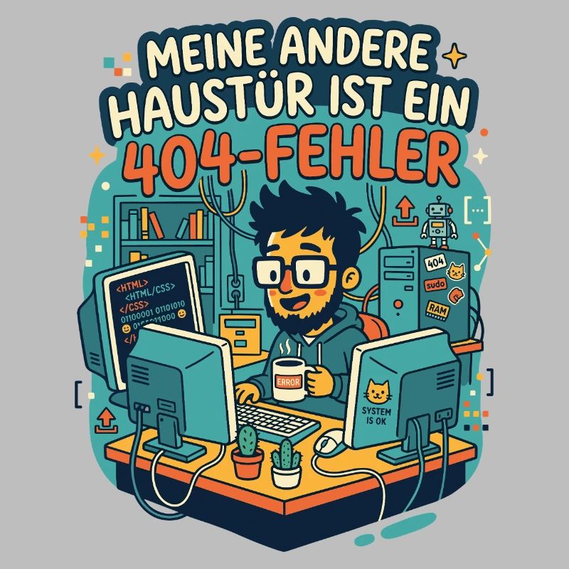 Programmierer 404 Fehler Humor