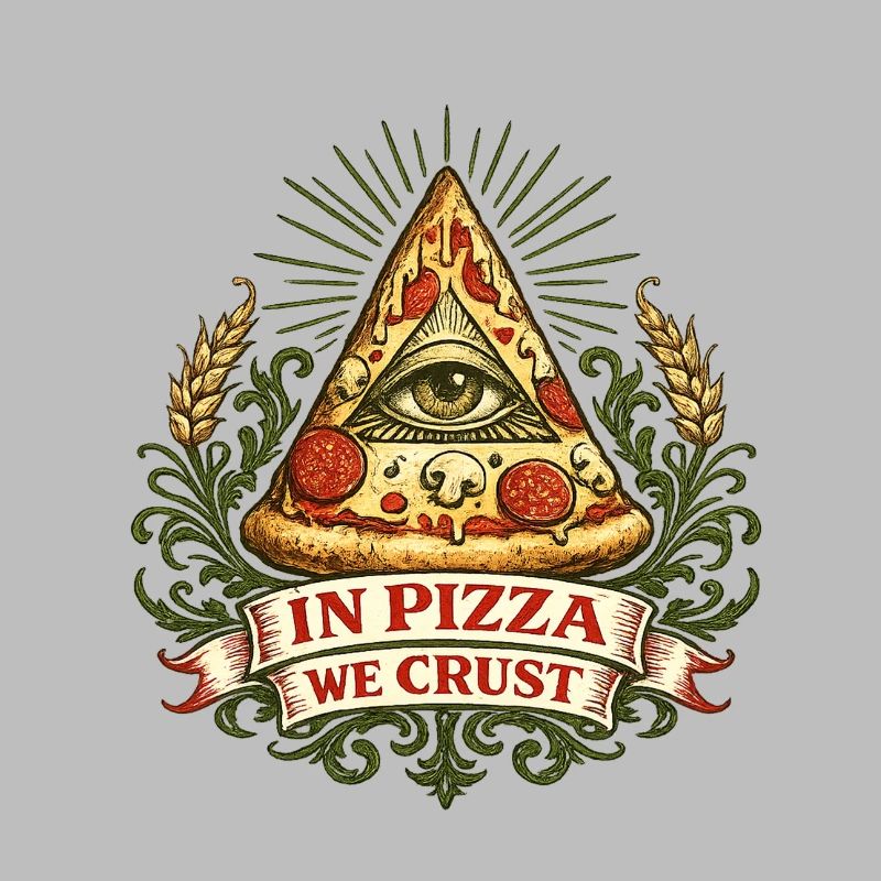 Devise de la Croûte Œil de la Pyramide de la Pizza