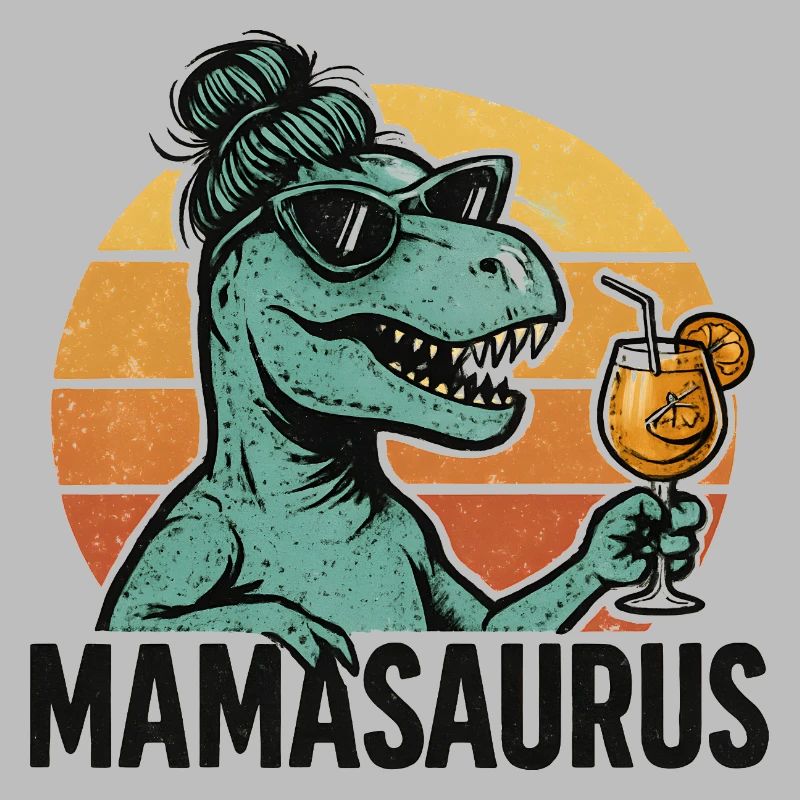 Mamasaurus Mama Mutter Geschenkidee Humor Lustig