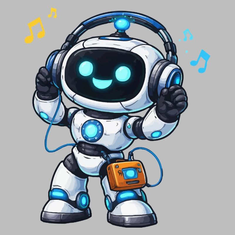 DJ robot spatial avec casque