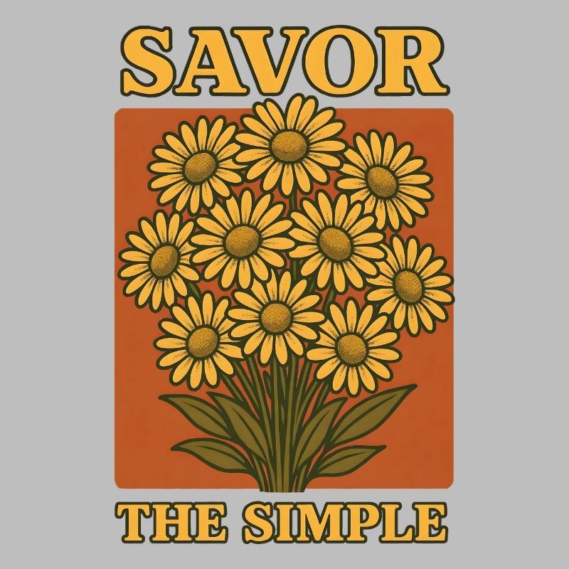 Profite simplement | Les fleurs vivent lentement