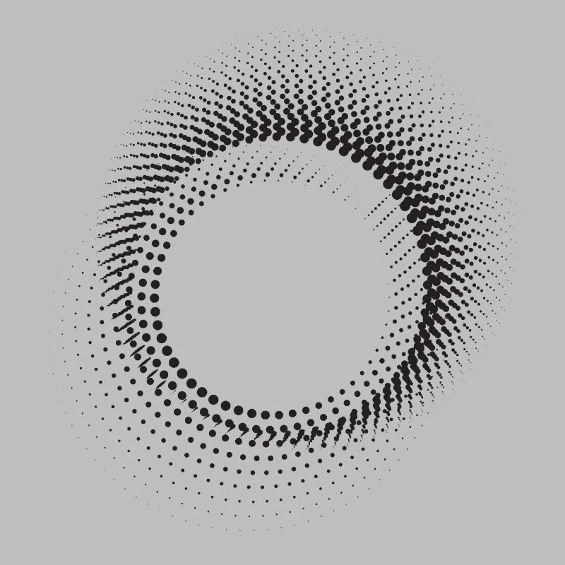 Halo Dot Ring Pattern