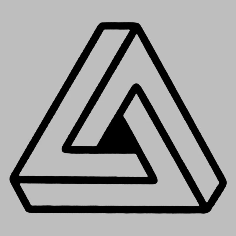 Penrose triangle - Impossible Triangle