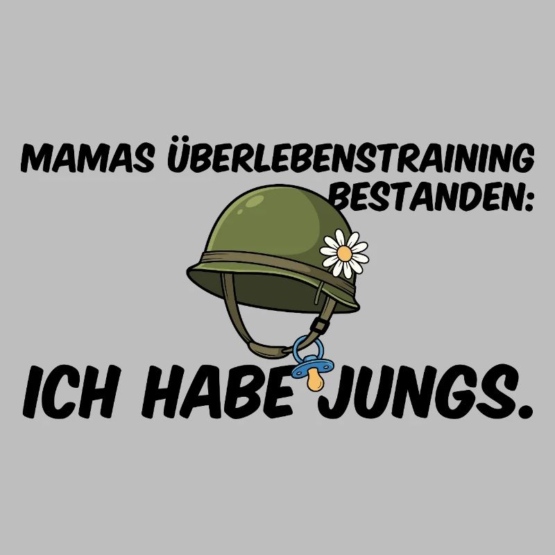 Jungs Mama Überlebenstraining Helm Muttertag