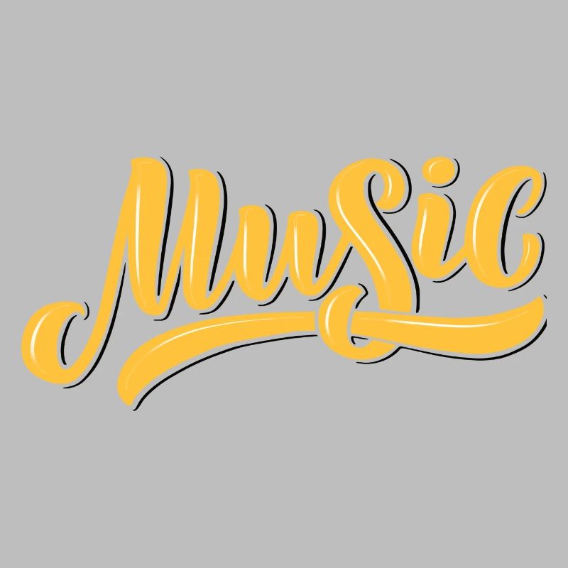 Conception musicale illustrative avec des tons chauds