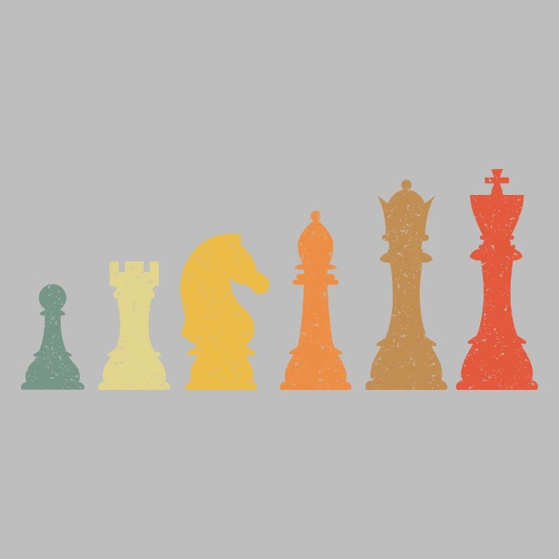 Chess Evolution Vintage Retro