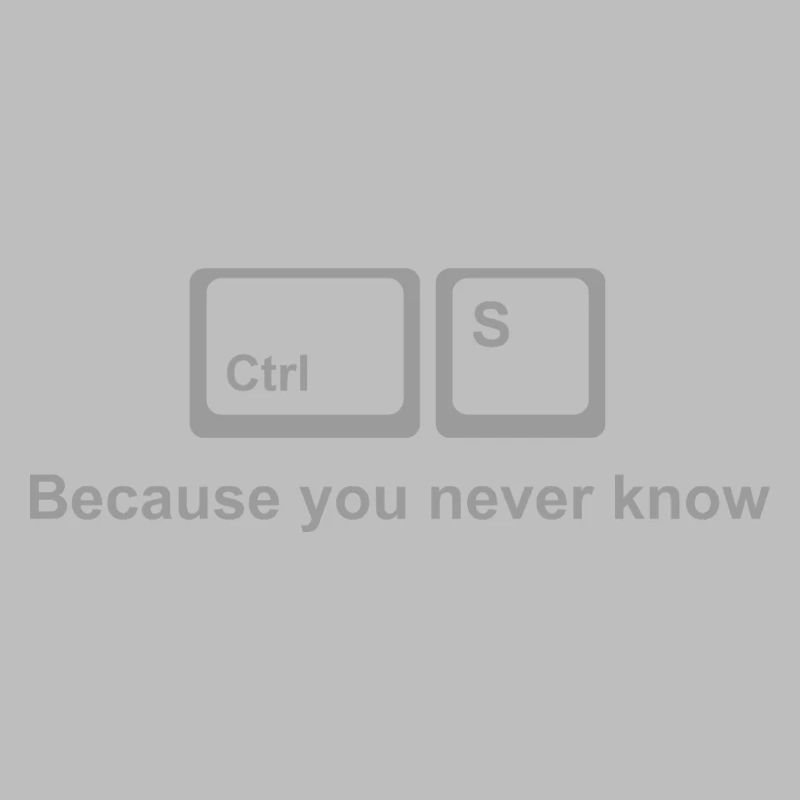 Ctrl S Shirt – Save It Nerd Humor for Developers