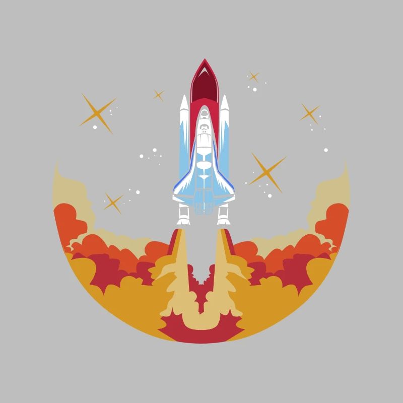 Astronaute de lancement de la navette spatiale