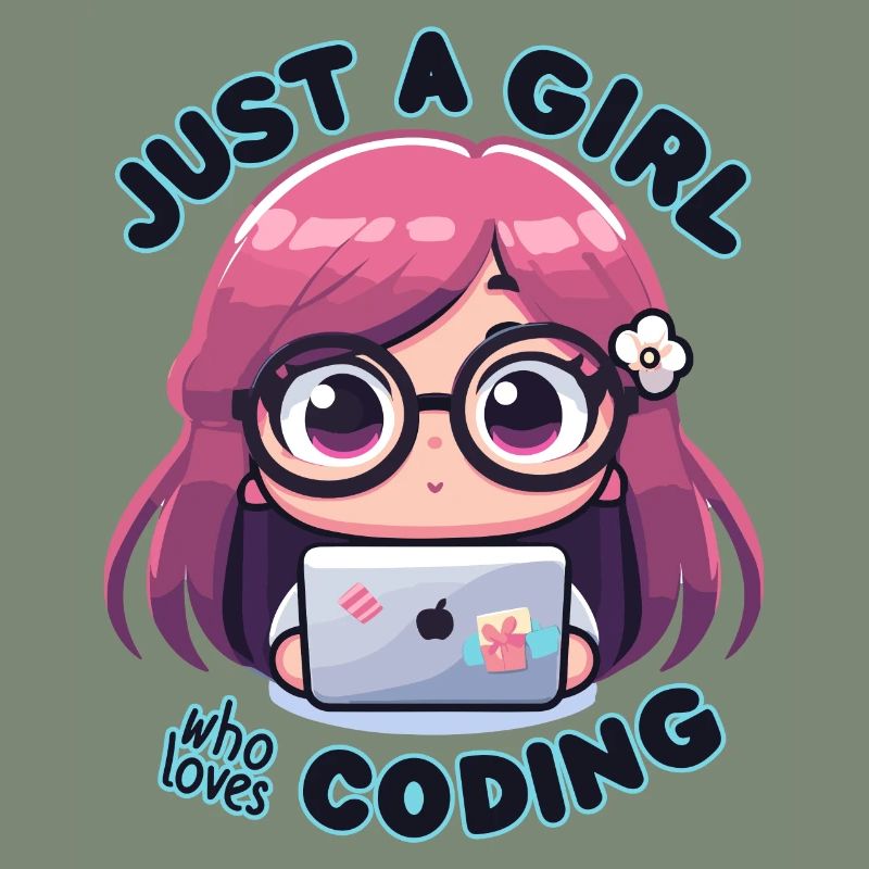 EINFACH EIN MÄDCHEN, DAS DAS PROGRAMMIEREN LIEBT