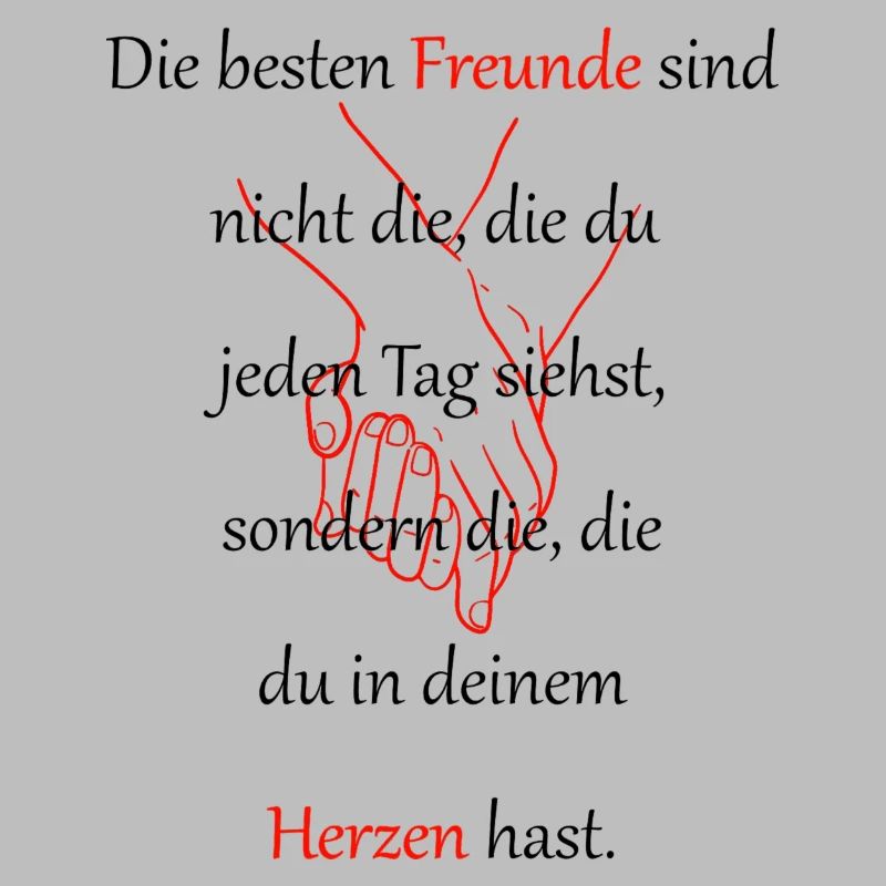 Spruch mit händen
