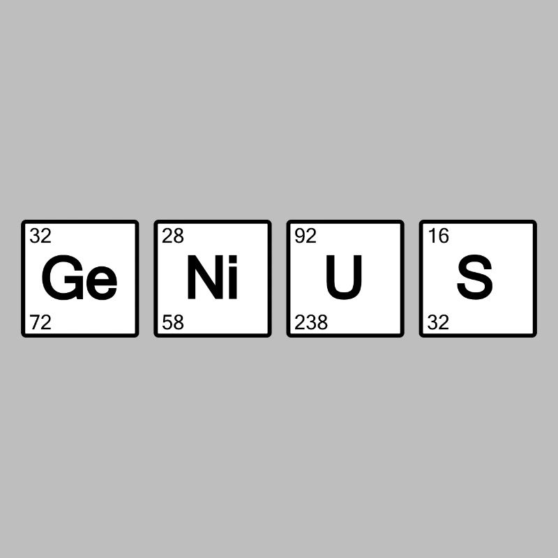 Genius Geek science (Blanc)