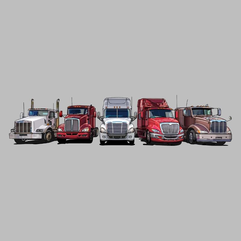 Tracteurs de semi-remorques à long capot