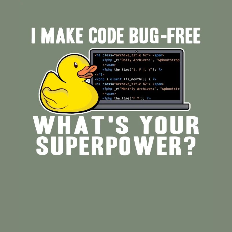 Programmierer Ente Programmieren Debugging Lustig